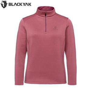 블랙야크 여성 겨울 등산 티셔츠 폴라텍 파워드라이 기모 집업 긴팔티2 1BYZTWU506DI