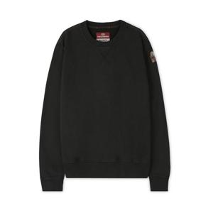 파라점퍼스 남성 갈렙 베이직 로고 패치 블랙 맨투맨 PMFLEBF01 541