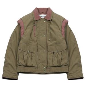 라프리마 이자벨마랑 에뚜왈 데샤 버튼 드로우스트링 자켓 VE0523FA-C3G01E-67KI