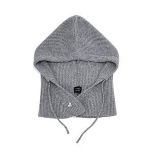 [질스튜어트 핸드백] JAMU5F402 [바라클라바][니트후드] 그레이 멜란지 울캐시미어혼방 바라클라바