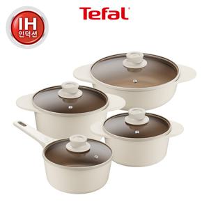 테팔 세라믹 인덕션 주물 아이콘오트밀크 냄비 4종 (편수18+양수18+양수20+전골24)