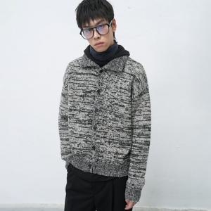 MAN 빈티지 카라 버튼 가디건 [GREY] / SBE4M04018