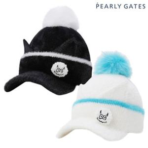 [파리게이츠] 521E4CP301 여성 데빌 스마일 캣이어 폼폼 비니캡(사은품증정)