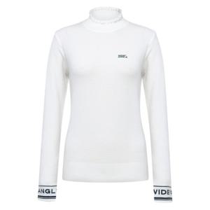 [와이드앵글]여성 TO 러플 에리 변형 스웨터 Off White(WWW25K12W3)