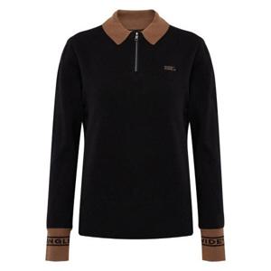 [와이드앵글]여성 CO 심플 쿼터집업 방풍 스웨터 Black(WWW25K72Z1)