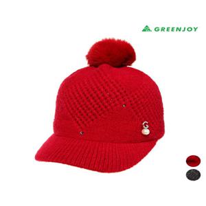 [그린조이]여성 솔리드 니트 볼륨캡  GW24WA23W2