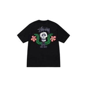 스투시 스컬 크레스트 티셔츠 블랙 1904904Black