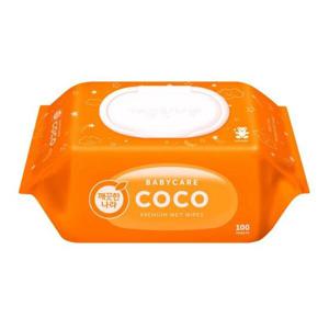 아트박스/오피스큐 깨끗한나라 베이비케어 코코 물티슈 100매