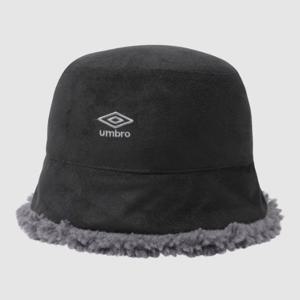 엄브로모자 LQC UP422CHTN7-BLK 스웨이드 양털 버킷햇 / BLACK