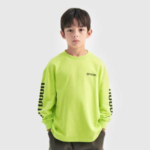 [아웃도어프로덕츠 키즈]타이포 긴팔 티셔츠 (라임) OD244ILS05_LIM