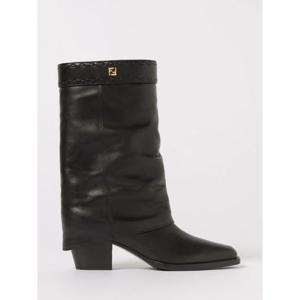 25FW Fendi Stivale Fendi in pelle drappeggiata 8T8762NA7F0QA1