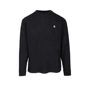 25FW 칼하트 T 셔츠 L s chase in cotone con 로고 Carhatt Wip I02639200HXX