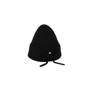 [마틴골프]벨벳리본 골지 비니 블랙 (QWAFACP40239)