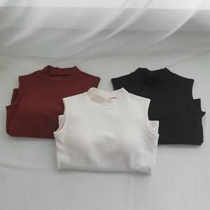 [금찌]금찌 코코아 기모 반폴라 롱 탑 GB2033