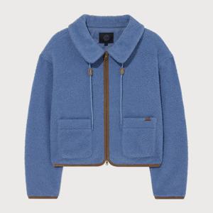 [커버낫]커버낫 우먼 보아 집업 자켓 더스티 블루 CO2504JK72DU