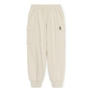 MLB바지 PQJ 3APTB0846-43CRD 베이직 스몰로고 카고 기모 조거팬츠