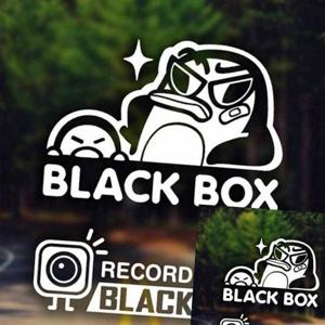 자동차스티커 블랙박스 펭키 초보운전 반사시트지 차