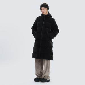 [스노우피크] 실키 여성 스탠드넥 롱 다운 자켓 S24WWTDJ25