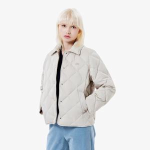 라코스테 공식 여성 다이아퀼팅 경량 카라 다운 BF265E-55N XFJ