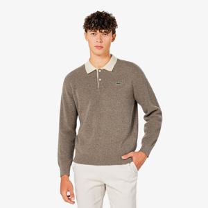 라코스테 공식 남성 립조직 럭비 스웨터 폴로셔츠 AH405E-55N ZBC