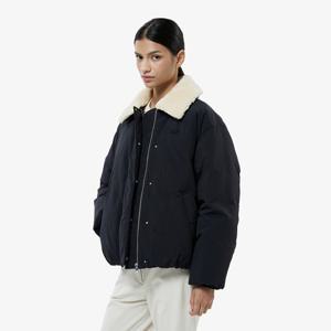 라코스테 공식 여성 탈착형 시어링 카라 미디 다운 BF610E-55N 031