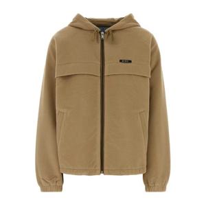 프라다 카멜 플란넬 후드 재킷 292350SOOO18XO F0040