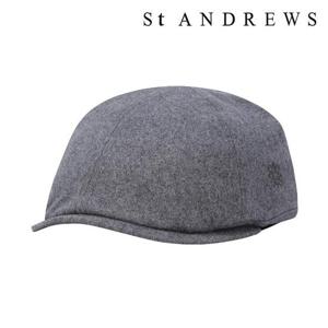 세인트앤드류스  (811E4CPA01) 남성 별 심볼 자수 울 블렌디드 헌팅캡