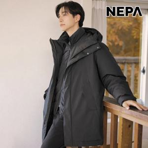 [네파 (행사)]25 F/W 겨울 남성 벤투스 윈드스토퍼 3 IN 1 후디 롱 다운 자켓 7L72056