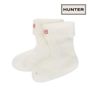헌터 양말 플리스 숏 부츠 삭스 화이트 HXRU0030251-HWT