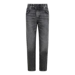 발망 스트레이트 팬츠 FH1MI083DF829AZ GRIS FONC DENIM