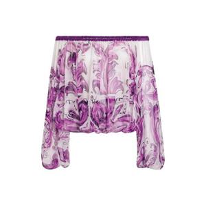 25 FW 돌체앤가바나 그래픽 프린트 실크 블라우스 F72G7THI1T4 TP444882329