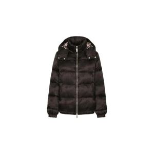 돌체앤가바나 DG 로고 자카드 새틴 패딩 재킷 F9P48TFJSCE