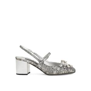 돌체앤가바나 자수 슬링백 펌프스 60mm CG0976AS203