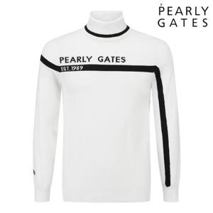 파리게이츠 (511C4SW106) 남성 면 혼방 컬러 블록 터틀넥 스웨터