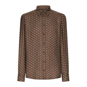 25 FW 돌체앤가바나 기하학 프린트 실크 셔츠 G5LB0TIS1V8 TP432234921