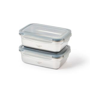 글라스락 셰프토프 클리드 스텐밀폐용기 850mL 2조 세트
