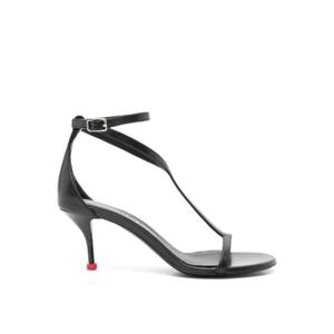 25 FW Alexander McQueen 하네스 가죽 샌들 70mm 790115WIFD1 TP433974921