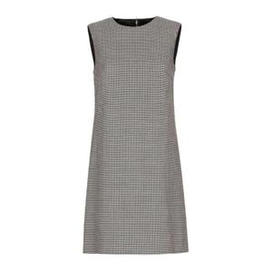 25 FW 돌체앤가바나 하운즈투스 패턴 울 드레스 F6AMRTFQ2NW TP432317777