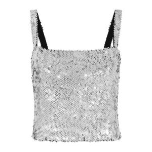 25 FW 돌체앤가바나 시퀸 장식 크롭 탑 F79BATFLSEP TP432034062