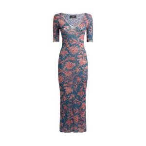 25 FW 에트로 플로럴 모티프 튤 미디 드레스 WRHA014599SASV0 TP445031164