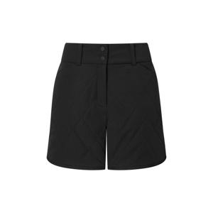 헤지스 골프 여성 25FW 블랙 여성 퀼팅 다운 하프 밴딩 팬츠 HWPA5D753BK