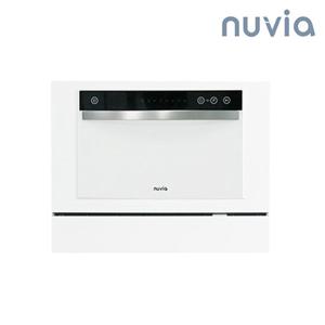 누비아 6인용 무설치 무타공 식기세척기 NDW-NI6W / 가정용 프리스탠딩 텀블러 컵 식세기 건조 살균