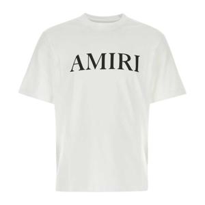 아미리 로고 프린트 코튼 반팔티셔츠 AMJYTE1073  WHITE