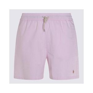 26SS 폴로 랄프 로렌 Embroidered stretch 코튼 blend 스위밍 숏츠 710957784004