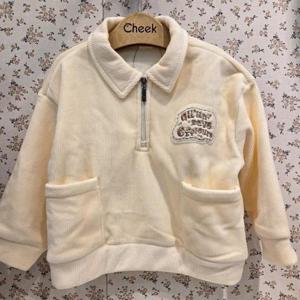 Cheek HC09 CKMA24T2B 주머니가귀여운카라 맨투맨 CKMA24T2B