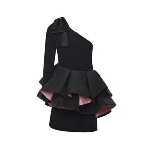 발렌티노 가라바니 숏 원피스 7B0VAH45 1MMZ2Q Black