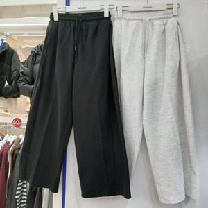 [에꼴리에][모다부평]사이드 폴딩 백포켓 와이드 /26A0252/BK,GY