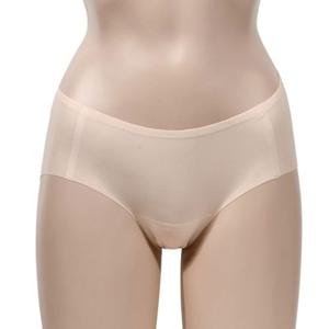 여성 소프트 무봉제 인견 햄라인 미디 삼각 팬티 1p