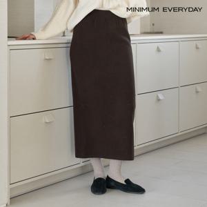 [미니멈][미니멈 에브리데이]데일리 심플 롱 니트 스커트 (EB4WH024D)