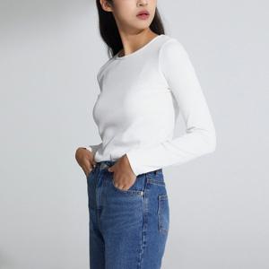 [미쏘]베이직 골지 긴팔 티셔츠 (MIWLWC914A-T)